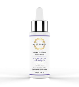 Organic Bakuchioil (Babchi Oil) + Vitamin E by VeOrganics. Firming, Brightening, Soothing and Moisturizing Anti-Aging Facial Oil. Natural Retinol Alt