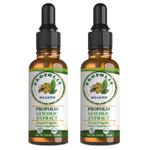 Green Propolis Extract Liquid - Brazilian Bee Propolis - Alcohol-Free Immune Support Supplement - 60-Day Supply - Natural Immunity Shots
