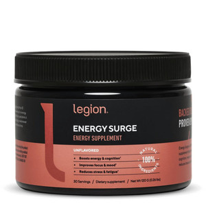LEGION Energy Supplement - Unflavored Energy Drink Powder - Caffeine Powder with Taurine & Vitamin B Complex - Naturally Sweetened Energy Powder for