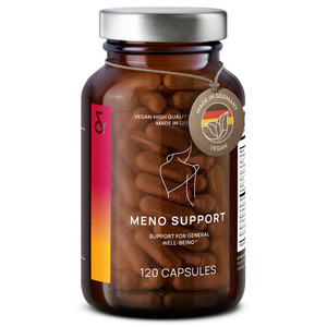 Meno Balance - Menopause Support - with Wild yam Root, Red Clover, Siberian Rhubarb - Hot Flash Relief, Mood Swings & Muti-Symptom Support -120 Capsu