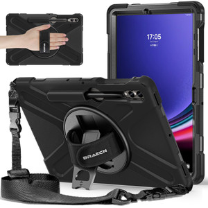 BRAECNstock for Samsung Galaxy Tab S10+ Plus/ S9 FE+ Plus/ S9+ Plus/ S8+ Plus/ S7 FE/ S7+ Plus 5G Tablet Case 12.4 inch Shockproof Protective Case wi