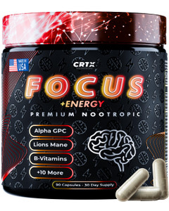 Nootropic Strongest Focus Supplement - Clinically Backed Ingredients Made in USA - Scientifically Backed Doses - Supplement for Brain Fog - AlphaGPC,