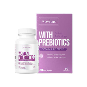 AOVITAO Pre and Probiotics for Women Hormone Balance Pills Female Gut Health Mood Supplement UT Health with Cranberry Extract