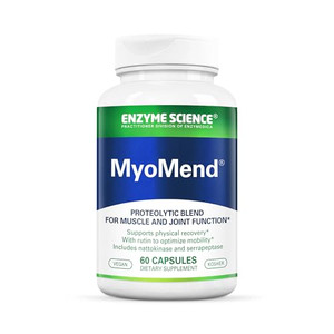 Enzyme Science Myomend, 60 Capsules  Muscle & Joint Support  Formulated with Bromelain and Rutin  Enzyme Health Supplement  Vegan and Kosher