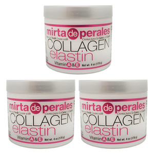 Mirta de Perales Collagen Elastin Cream, 4 oz (Pack of 3)