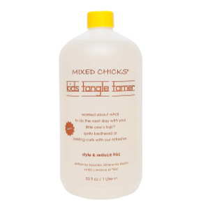 Mixed Chicks Kids Tangle Tamer - Light and Moisturizing Styling Formula for Frizz-free Curls, 33 fl.oz.