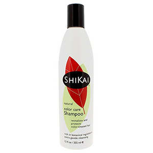 ShiKai - Color Care Shampoo, Plant-Based, Non-Soap, Non-Detergent, Revitalizes and Protects Color-Treated Hair (12 Ounces, Pack of 3)