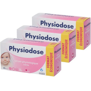 Physiodose Physiological Serum - 3 Boxes of 40 Single Doses, 40 Count (Pack of 3)