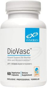 XYMOGEN DioVasc - Support for Healthy Veins, Capillaries, Blood Circulation - Micronized Diosmin for Enhanced Absorption - Blood Flow Supplement, Hel