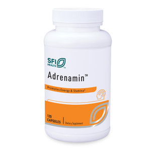 SFI Health Klaire Labs Adrenamin - Adrenal Support with Cordyceps Mushroom, Rhodiola, Eleuthero & Pantothenic Acid (B5) - Gluten-Free Adrenal Health