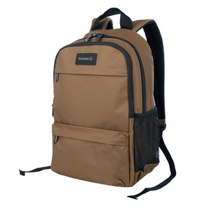 WOLVERINE 27L Slimline Laptop Backpack - Water and Dirt Resistant, Ample Storage for Laptop - Chestnut