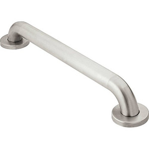 Moen R8730P Bathroom Safety 30-Inch Grab Bar with Concealed Screws, Peened