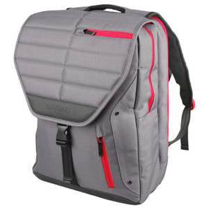 Altego 16-Inch Channel Stitched Laptop Backpack, Gray (36301)