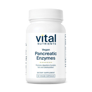 Vital Nutrients Vegan Pancreatic Enzymes - for Women & Men - Enzymes for Digestion Support Gut Health - Relief from Gas & Bloating - Gluten, Dairy, S