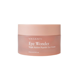 VASANTI EYE WONDER Triple Action Paraben-Free Eye Treatment Cream Clinically Proven Peptides & Botanicals - Helps with Dark Circles, Wrinkles, Puffin
