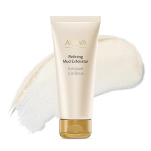 AHAVA Time To Clear Facial Mud Exfoliator - Gentle mud-based scrub to purify, exfoliate & fresh the skin, unveils radiant, boosts skincare absorption