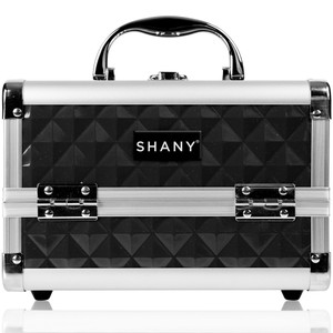 SHANY Chic Makeup Train Case Cosmetic Box Portable Makeup Case Cosmetics Beauty Organizer Jewelry storage with Locks, Multi trays Makeup Storage Box