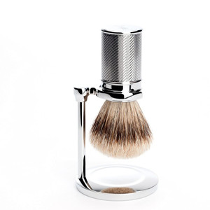 MÜHLE Chrome Sturdy Shaving Stand for TRADITIONAL Series Brushes