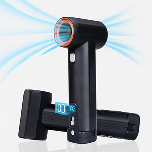 Kica Car Dryer - 390CFM Airflow, 785W Car Blower, 6 x 4000mAh Batteries, 205MPH Speed, Smart Display, Cordless Car Dryer Air Blower for Car Detailing