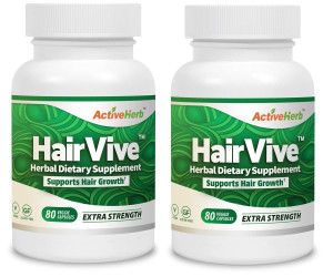 HairVive Capsules 80 Veggie Capsules - Pack of 2