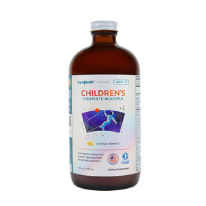 LIQUIDHEALTH Children's Complete Liquid Multivitamin for Kids, Toddlers - Essential Vitamins, Nutrients & Minerals, Immune Support, Gut Health - Made