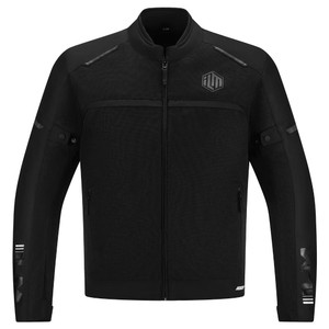 ILM Motorcycle Riding Jacket with Mesh CE Armor and Detachable Thermal Liner Dual Sport All Season for Men Model JAM1(Black, Large)