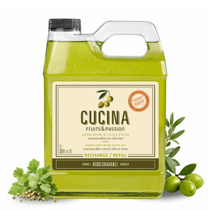 Cucina Coriander and Olive Tree 33.8 oz Purifying Hand Wash Refill
