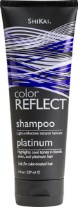 Shikai Color Reflect Platinum Shampoo, 8-Ounce Tubes (Pack of 3)