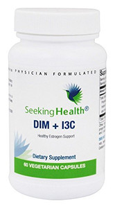 Seeking Health DIM & I3C - Support Healthy Liver Metabolism of Estrogen - Formula with DIM & I3C to Support Healthy Cellular Response - 400 mg, 60 Ca