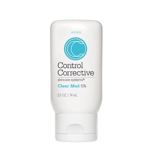CONTROL CORRECTIVE Clear Med 5% Acne Treatment Lotion, 2.5 Oz - Helps Clear & Control Breakouts, Benzoyl Peroxide, To Improve Efficacy And Dry Up Ble