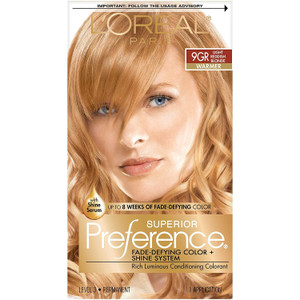 L'Oreal Superior Preference - 9GR Light Reddish Blonde (Warmer) 1 Each (Pack of 3)