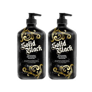 Millennium Tanning Solid Black Tan Extending Ultra-Hydrating Moisturizer Lotion 18.25 oz (2 Pack)