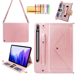 Handbag Case for Samsung Galaxy Tab S10 Ultra/S9 Ultra/S8 Ultra 14.6", Techcircle Folio Stand Crossbody Wallet Case with S Pen Holder+Card Slots Thin