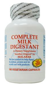 Malabar Complete Milk Digestant, 180 Count