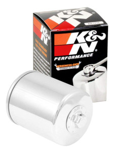 K&N Motorcycle Oil Filter: High Performance, Premium, Designed to be used with Synthetic or Conventional Oils, Wrench Off Nut: Fits Select Harley Dav