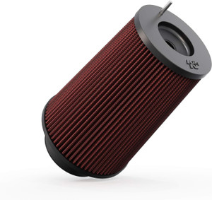 K&N High-Flow Original Lifetime Universal Clamp-On Air Filter: Performance, Premium, Washable: Flange Diameter: 4 In, Filter Height: 9.5 In, Flange L