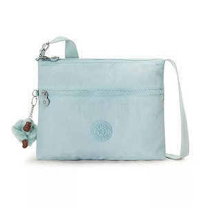 Kipling Womens Women's Annabelle Bag, Medium Handbag, Polyester Crossbody Bag, Serene Green, 11.25 L x 9.5 H 1.5 D US