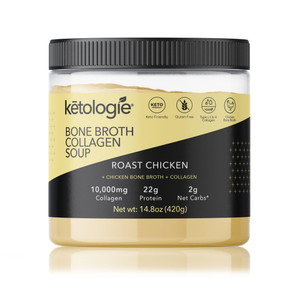 Ketologie Bone Broth Collagen Soup Roast Chicken 420gr