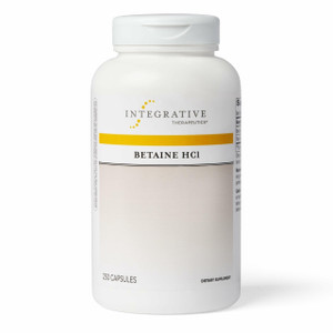 Integrative Therapeutics Betaine HCl - Digestive Support Supplement for Healthy Stomach Acidity* - Supports Gastric Function & Protein Digestion* - D