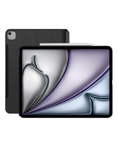 KU XIU Slim Magnetic Case Only for iPad Pro 13 Inch (M4) 2024, Compatible with Magic Keyboard and Support Apple Pencil Pro Wireless Charging, Carbon