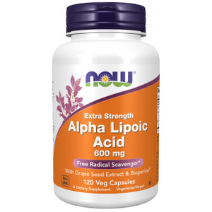 Now Foods Alpha Lipoic Acid 600 mg - 120 Count (Pack of 2)