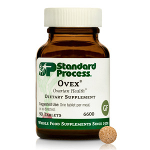 Standard Process Ovex - Daily Whole Food-Based Health Supplement - 90 Tablets (90 Servings)