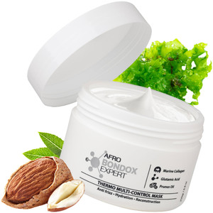 AFRO BRAZILIAN BONDOX Hair Relaxer Alternative  Extra Strong Thermal Hair Mask 8.8oz for Damaged Hair  Straightening Treatment for All Hair Types,