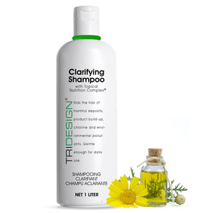 TRIDESIGN Clarifying Shampoo  Designed to Removes Build Up for All Hair Types  Clarifying Shampoo for Curly, Fine, and Color Treated Hair  Purifyi