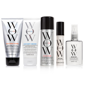 COLOR WOW Best Vacay Hair Ever Travel Kit  Includes Shampoo, Conditioner, Dream Coat, Style on Steroids, and Pop + Lock, These key essentials are ex
