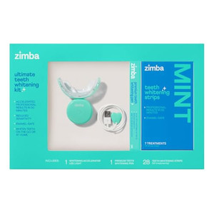 New Zimba Ultimate Whitening Kit | Cordless LED Accelerator Light, Whitening Strips, and Whitenig Pen