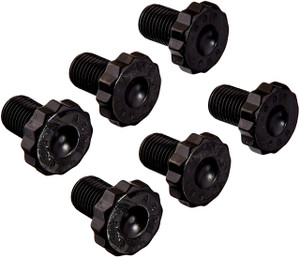 ARP Flexplate Bolt Kit, Pro Series, 7/16-20 in Thread, 0.680 in Long, 12 Point Head, Chromoly, Black Oxide, compatible with GM/Ford V6 / V8, Set of 6