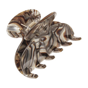 France Luxe Small Couture Claw Clip, French Classic, Handmade Hair Clips for Women With Thin or Fine Hair, Strong Hold With Gentle Grip, Lightweight,