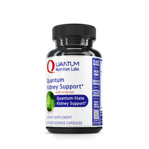 Quantum Nutrition Labs Kidney Support - Kidney Health Supplement, Natural Antioxidant Support for Men and Women with Cranberry, Rhodiola Rosea, and P