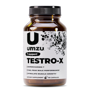 UMZU Testro-X Supplement for Men  90 Capsules for 30 Day Supply  Supports Energy, Focus, Strength & Muscle Recovery  with Ashwagandha & Zinc  Nat